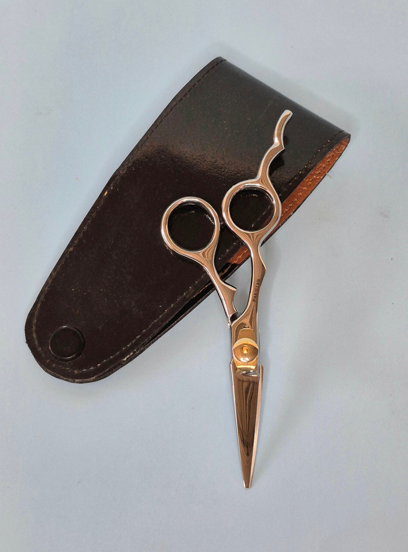 Mini Shears Offset 4.5" with extended finger rest, offset handle (Left or Right)