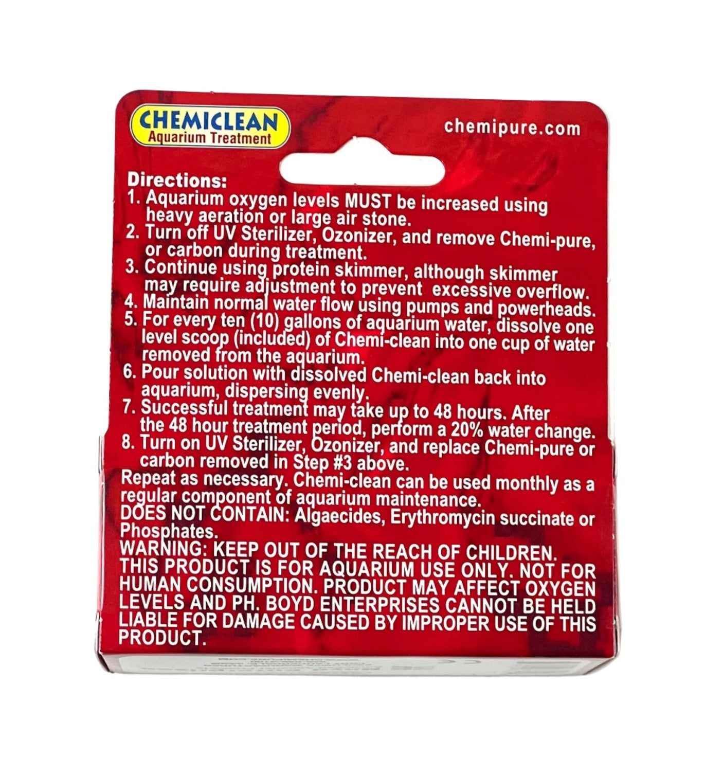 Boyd Chemi-Clean Red Cyanobacteria Aquarium Treatment (6g)