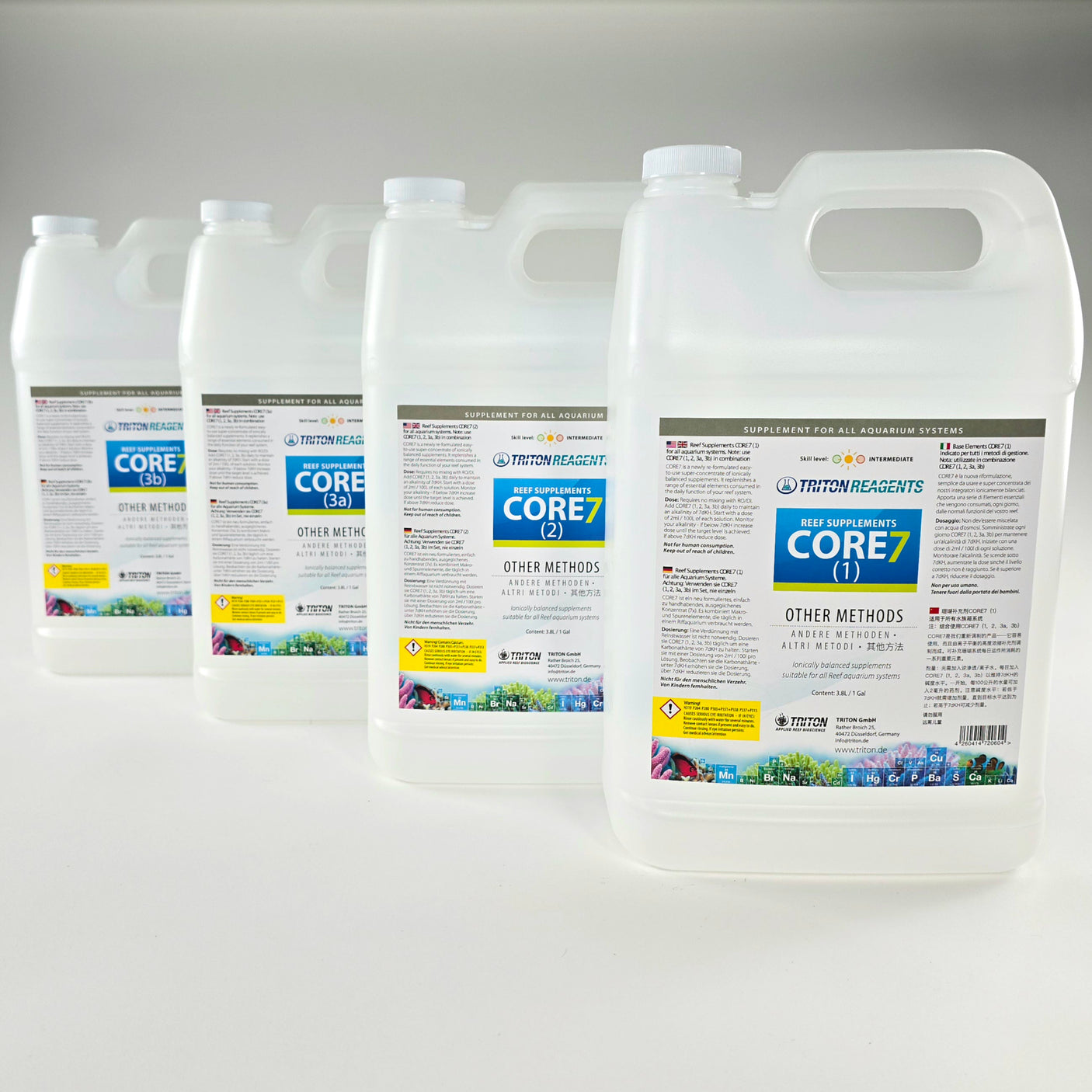 Core7 Reef Supplements 3.8L/ 1 Gal Set (Other Methods).