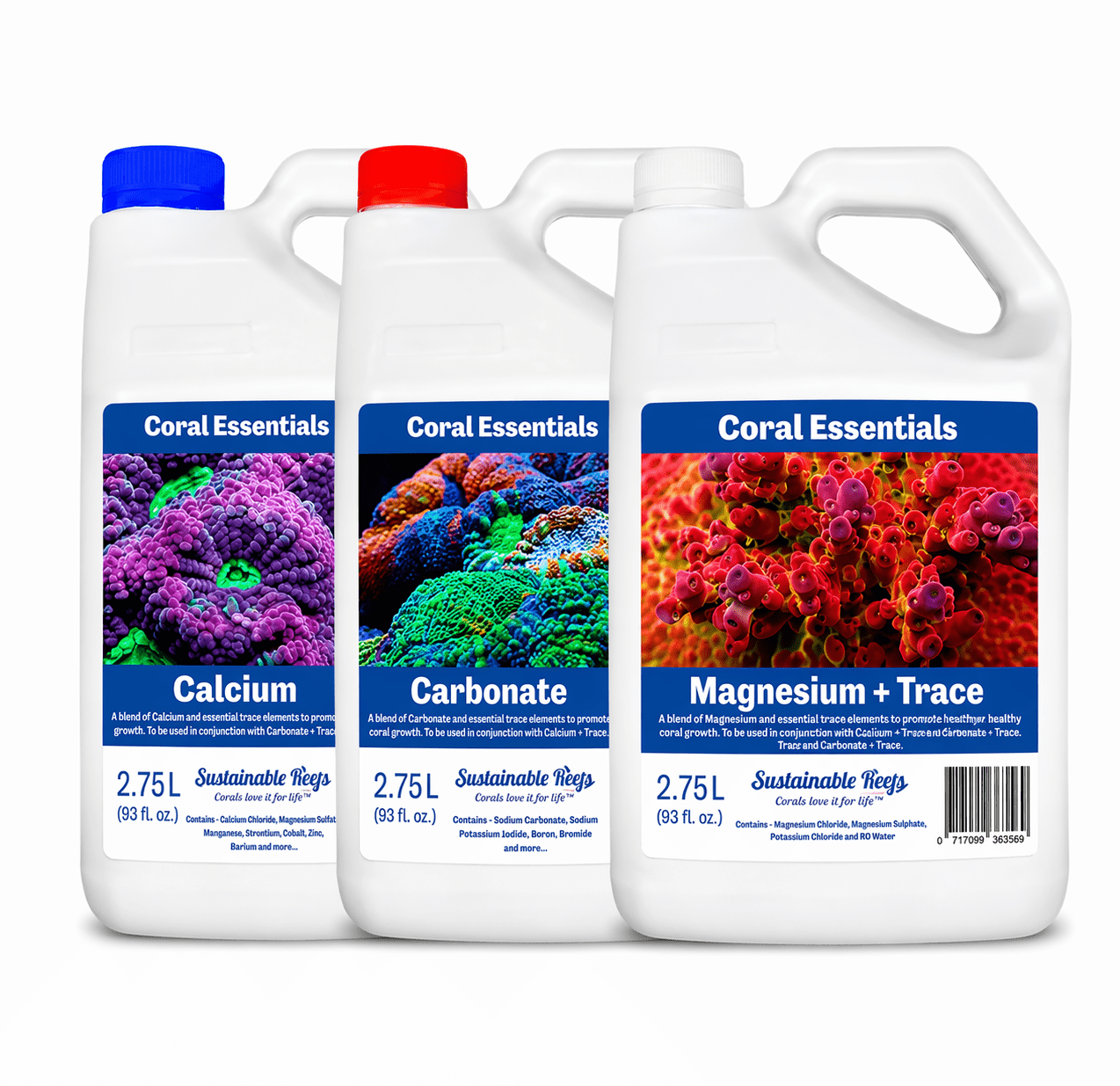 Coral Essentials 2 Part + Magnesium and Traces 2.75L