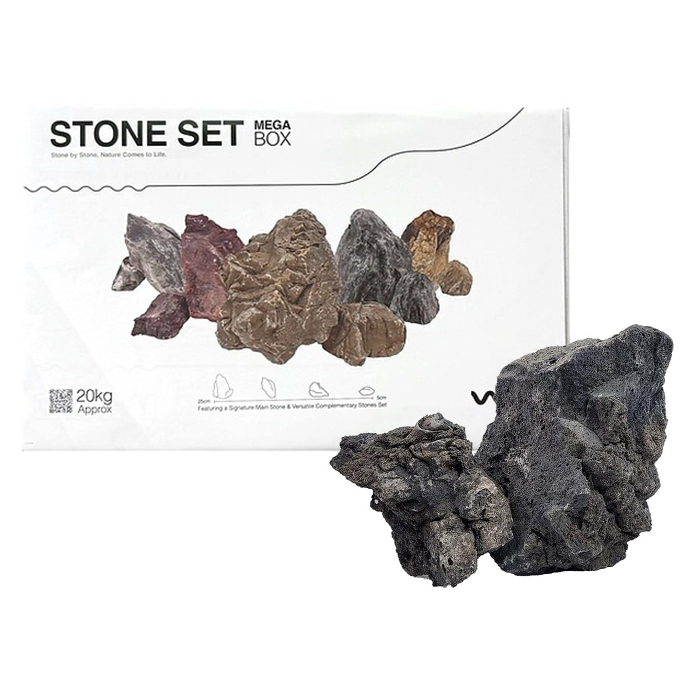 WIO - Darwin Black Lava Stone