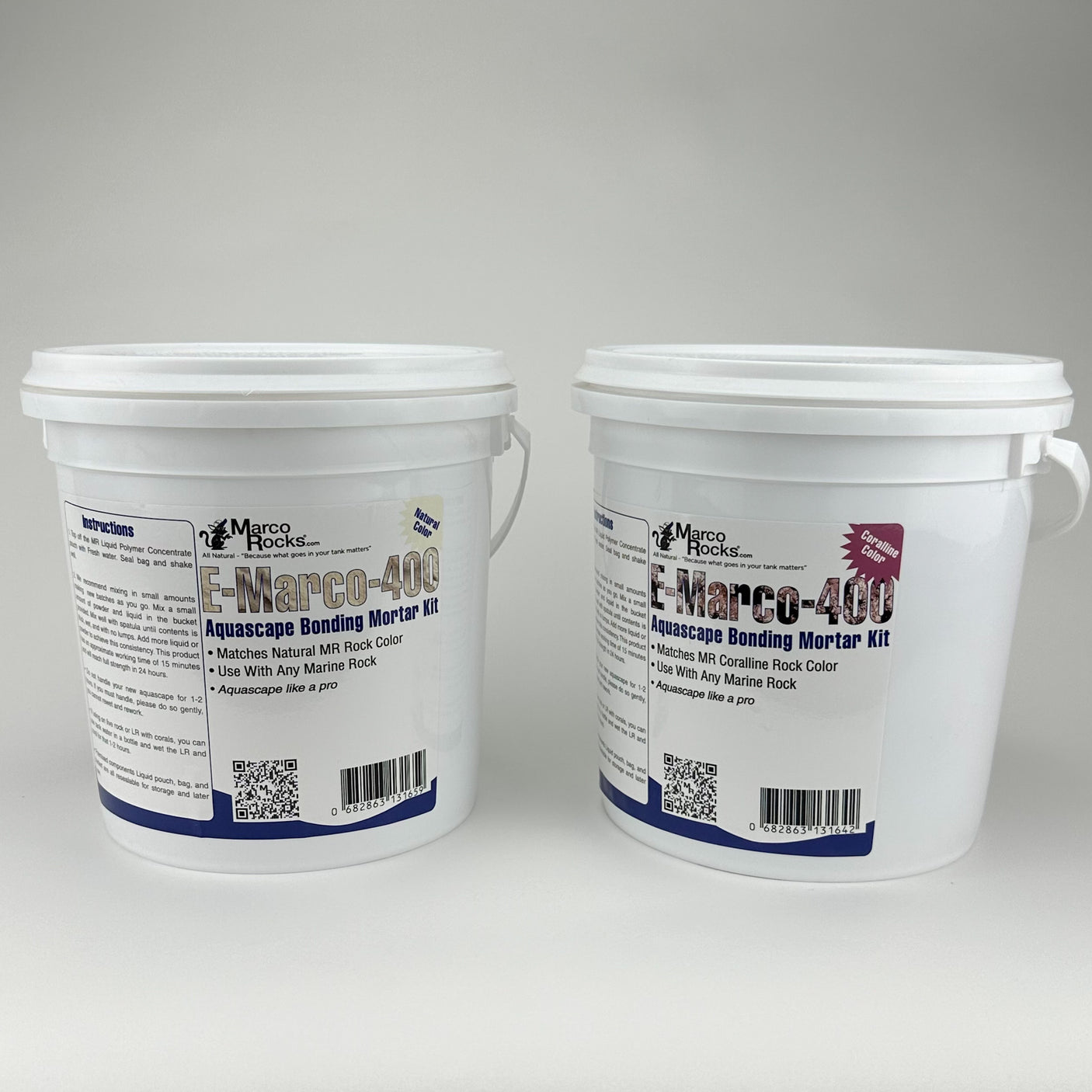 E-Marco-400 Aquascaping Mortar Complete Kit - Natural or Coralline