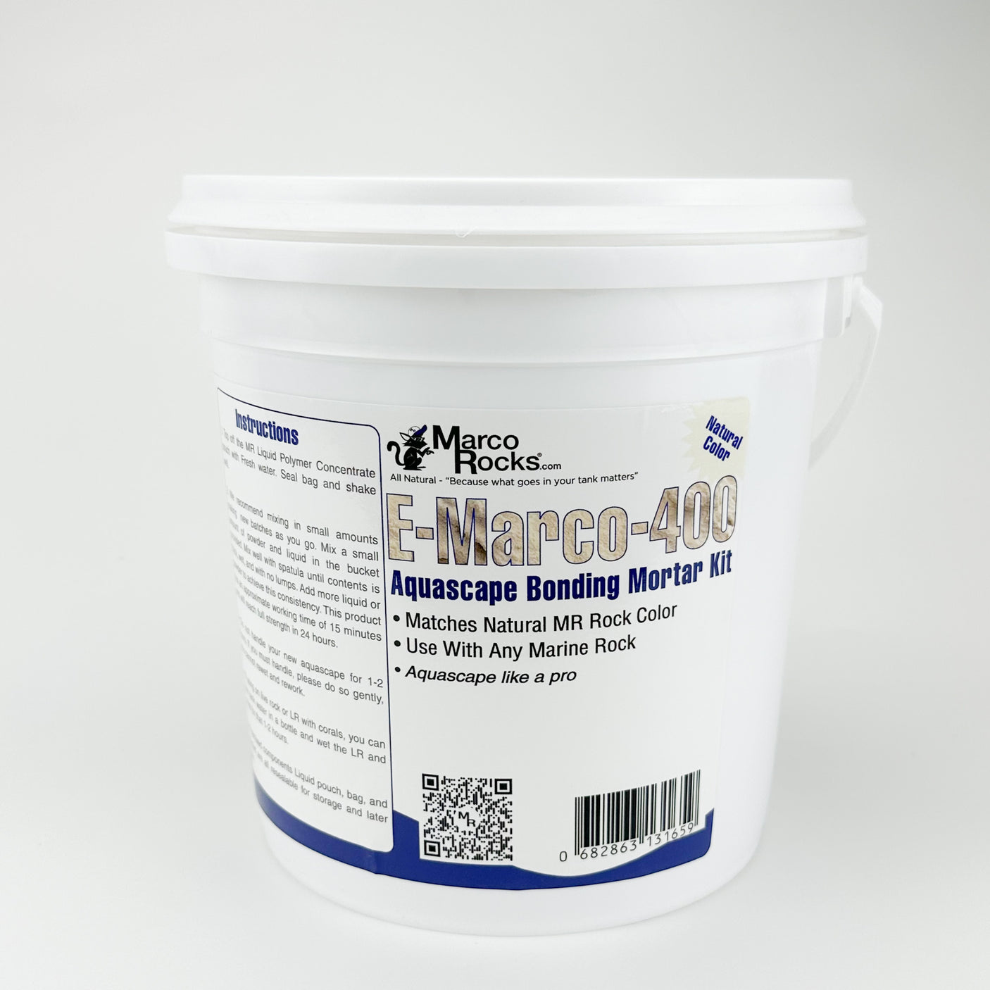 E-Marco-400 Aquascaping Mortar Complete Kit - Natural or Coralline