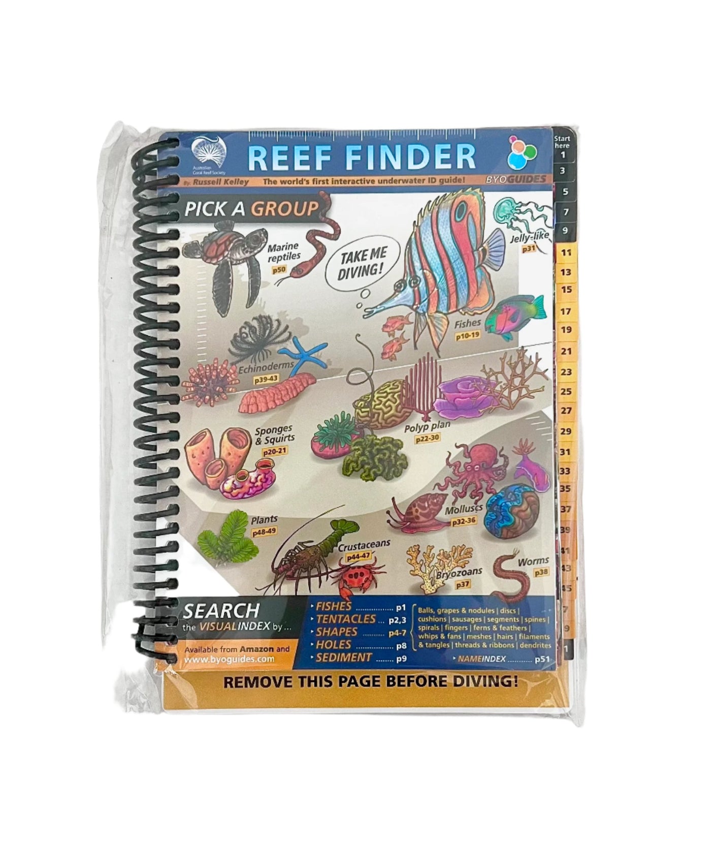 BYOGUIDES- Reef Finder (Visual ID Book)
