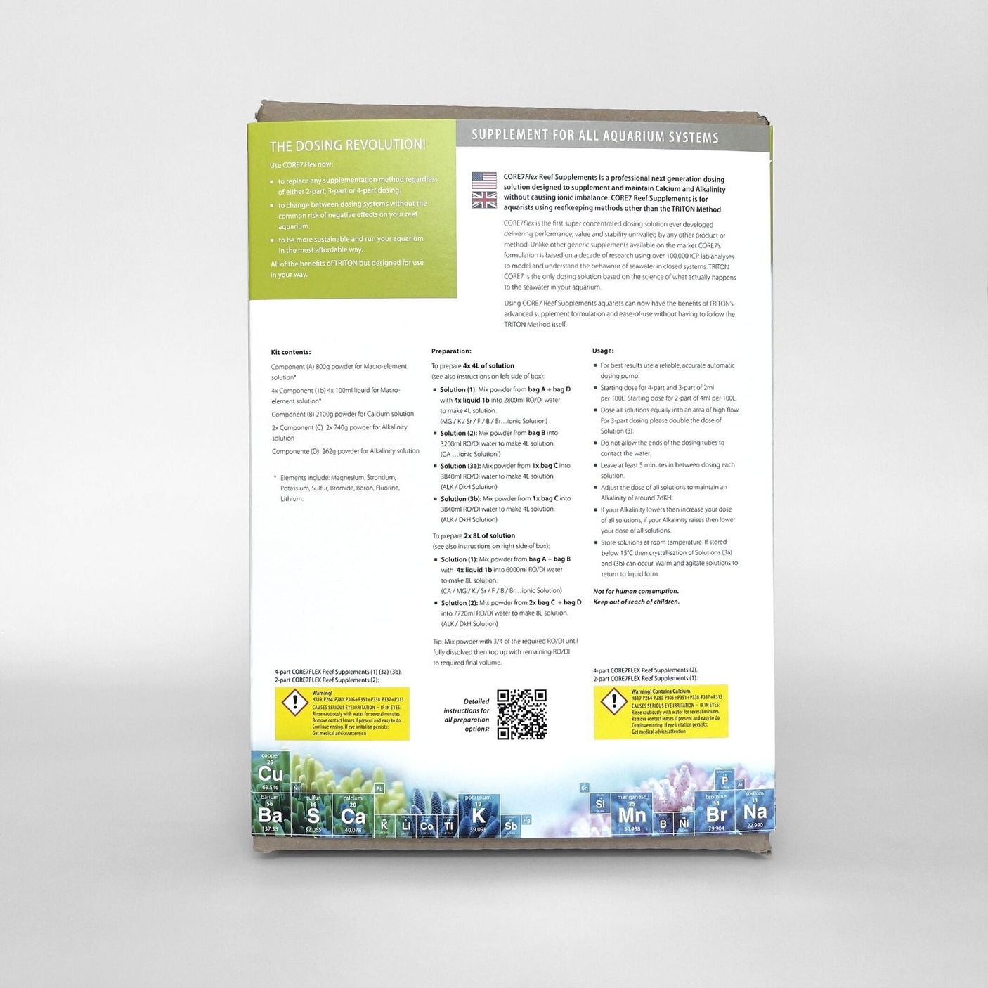 Core7 Flex Reef Supplements Bulk Edition 4x4L (Other Methods)