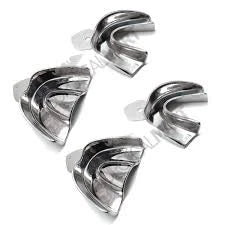 Set of 4 Impression Trays (M,L) Solid - 2 Upper & 2 Lower