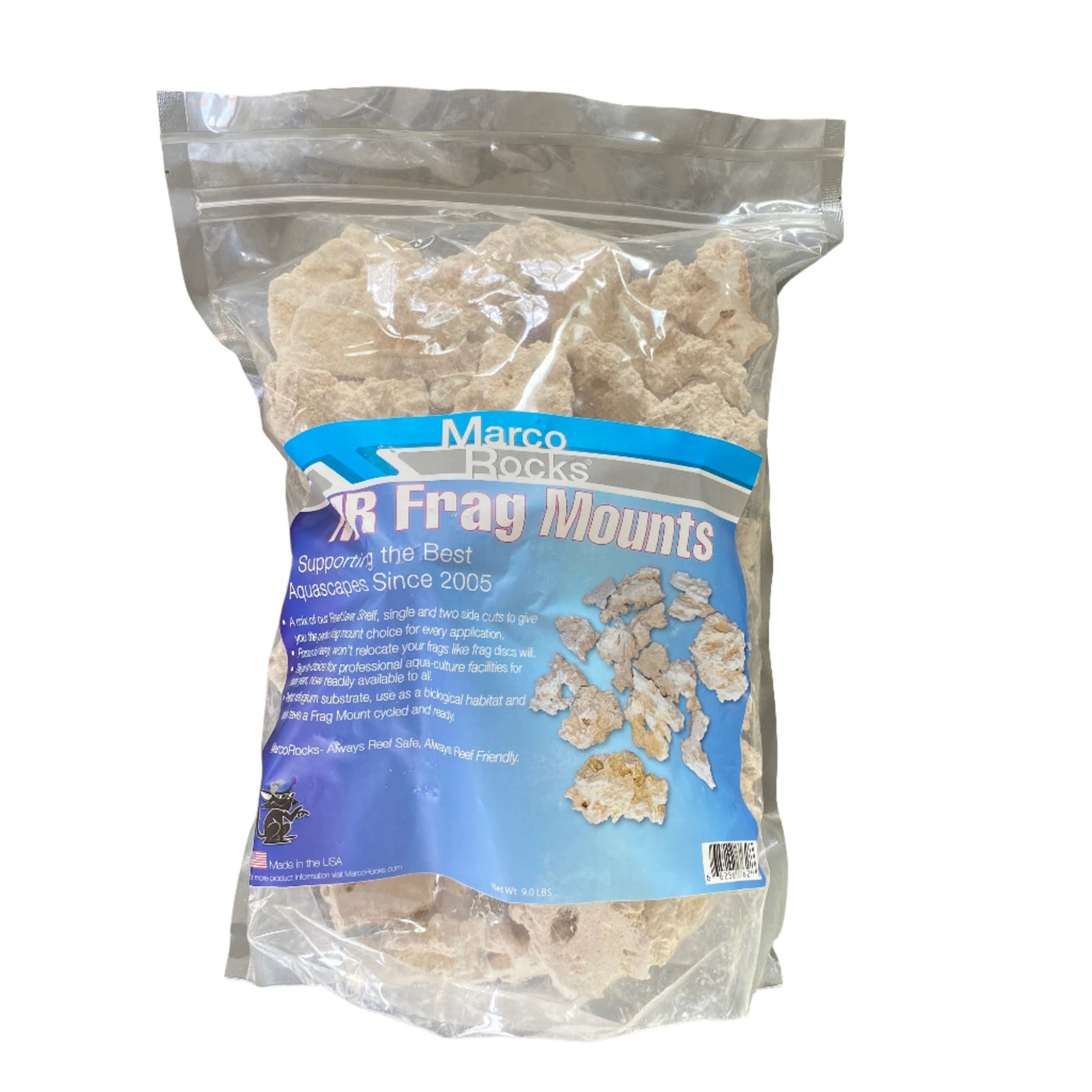 MarcoRocks Nano Frag Mounts- 9lb bag