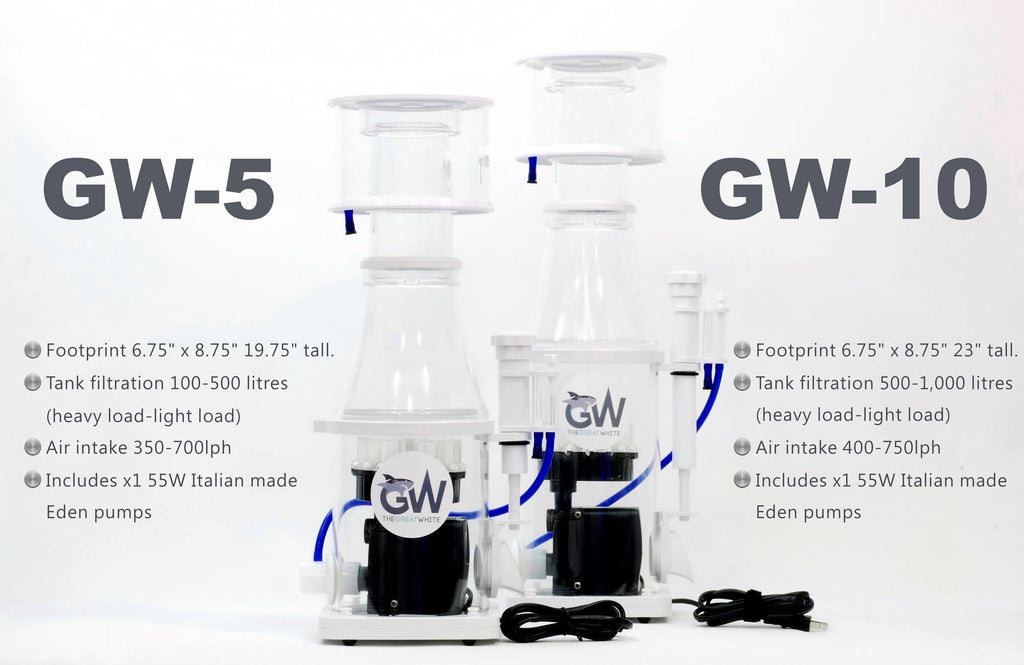 Best in class: superior quality and value, quiet and efficient, The Great White protein skimmer
