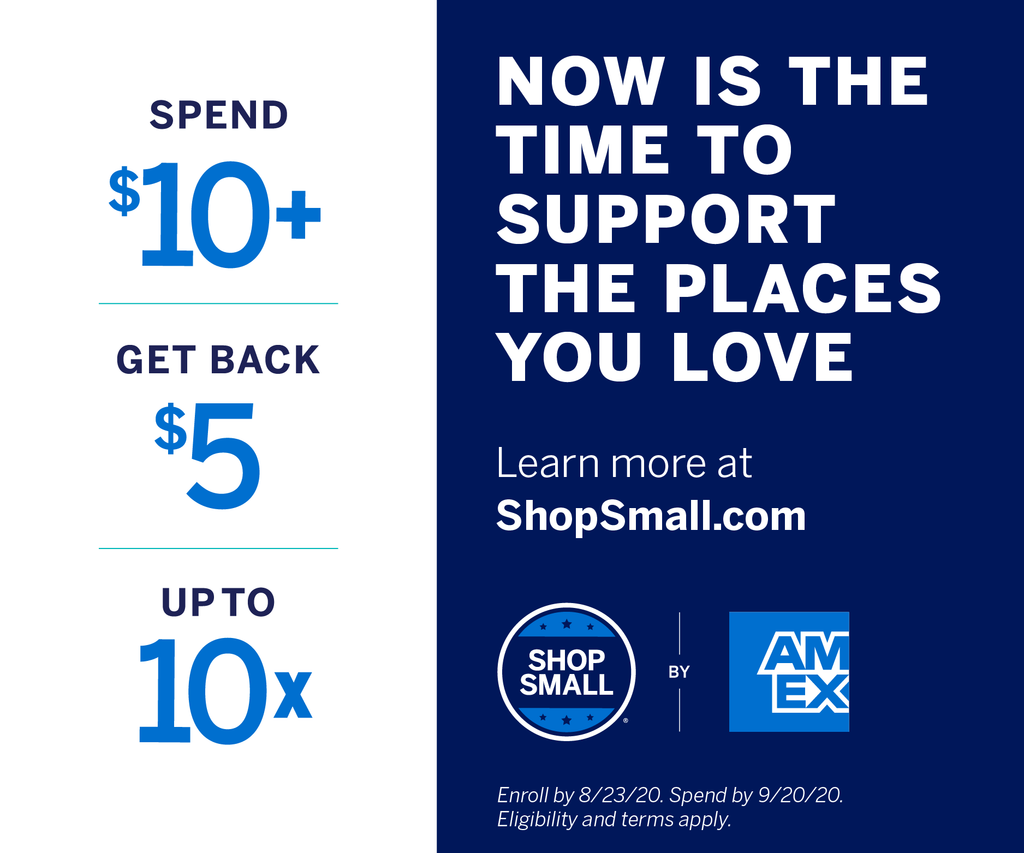 It's that time of the year again - Shop Small! Spend $10 and get $5 back at UC