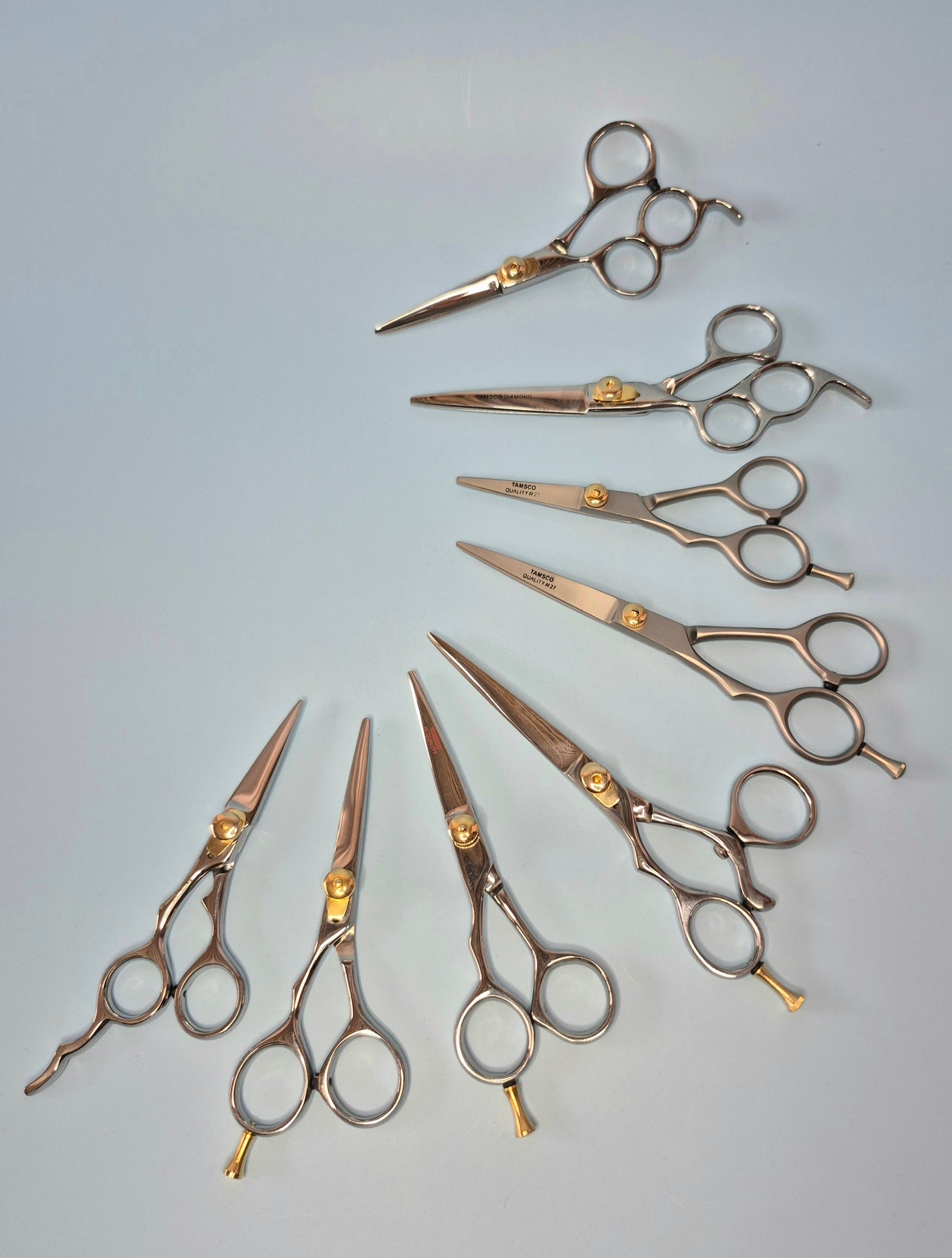 Tamsco Left Handed Triple Ring Hair Styling Shears 5.25" (From USA)