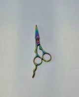 Mini Shears Offset 4.5" with extended finger rest, offset handle (Left or Right)