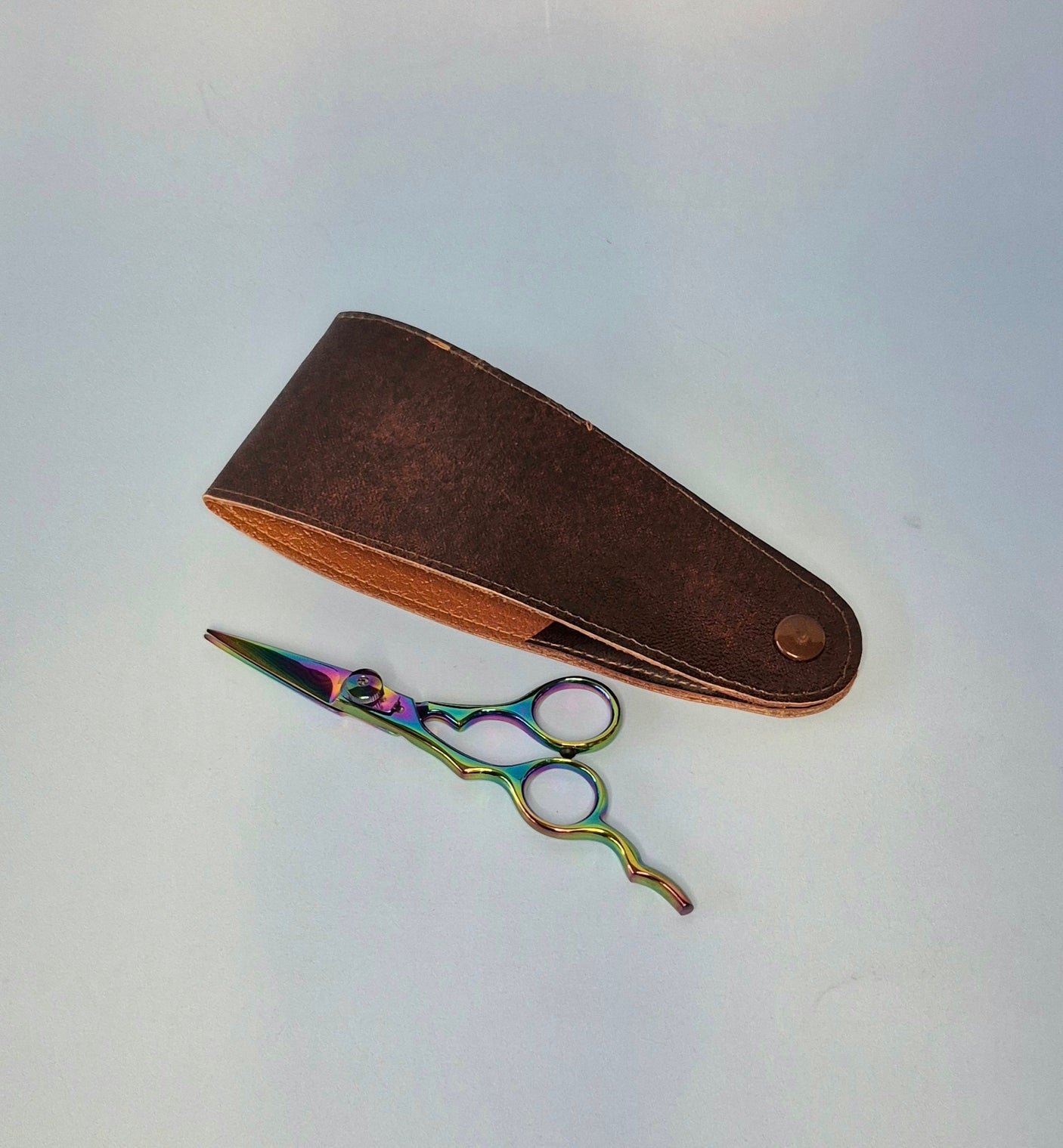 Mini Shears Offset 4.5" with extended finger rest, offset handle (Left or Right)