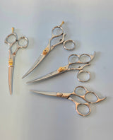 Sabre Curved Shears 6" Swivel Thumb Triple Ring