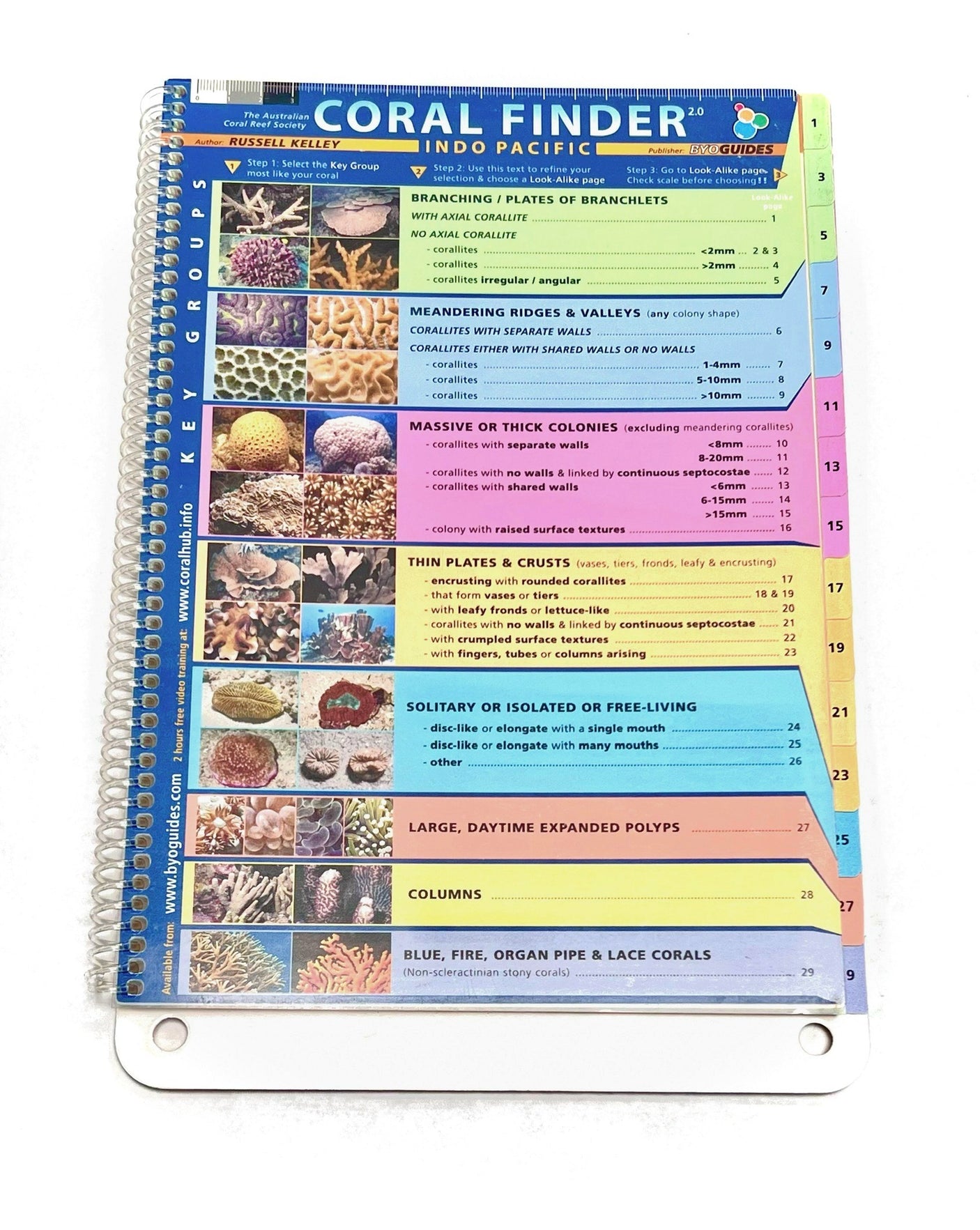 BYOGUIDES- Coral Finder 2.0 Indo Pacific (ID Book)