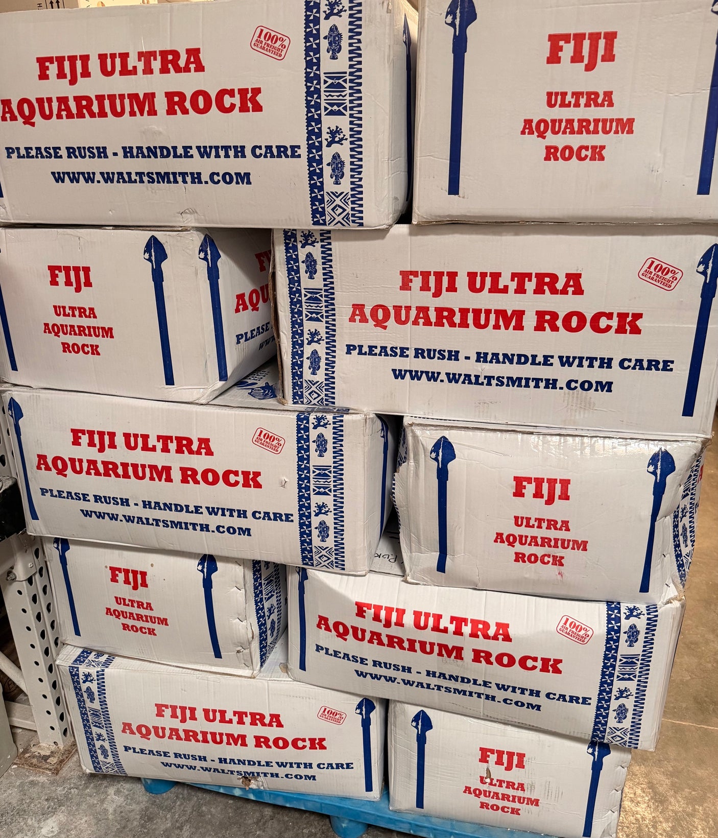 Walt Smith Fiji Live Rock. (Fresh!) 5 lbs. w/ FREE SHIPPING!