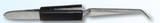 Cross Action, Insulated Handles 6" bent tweezers