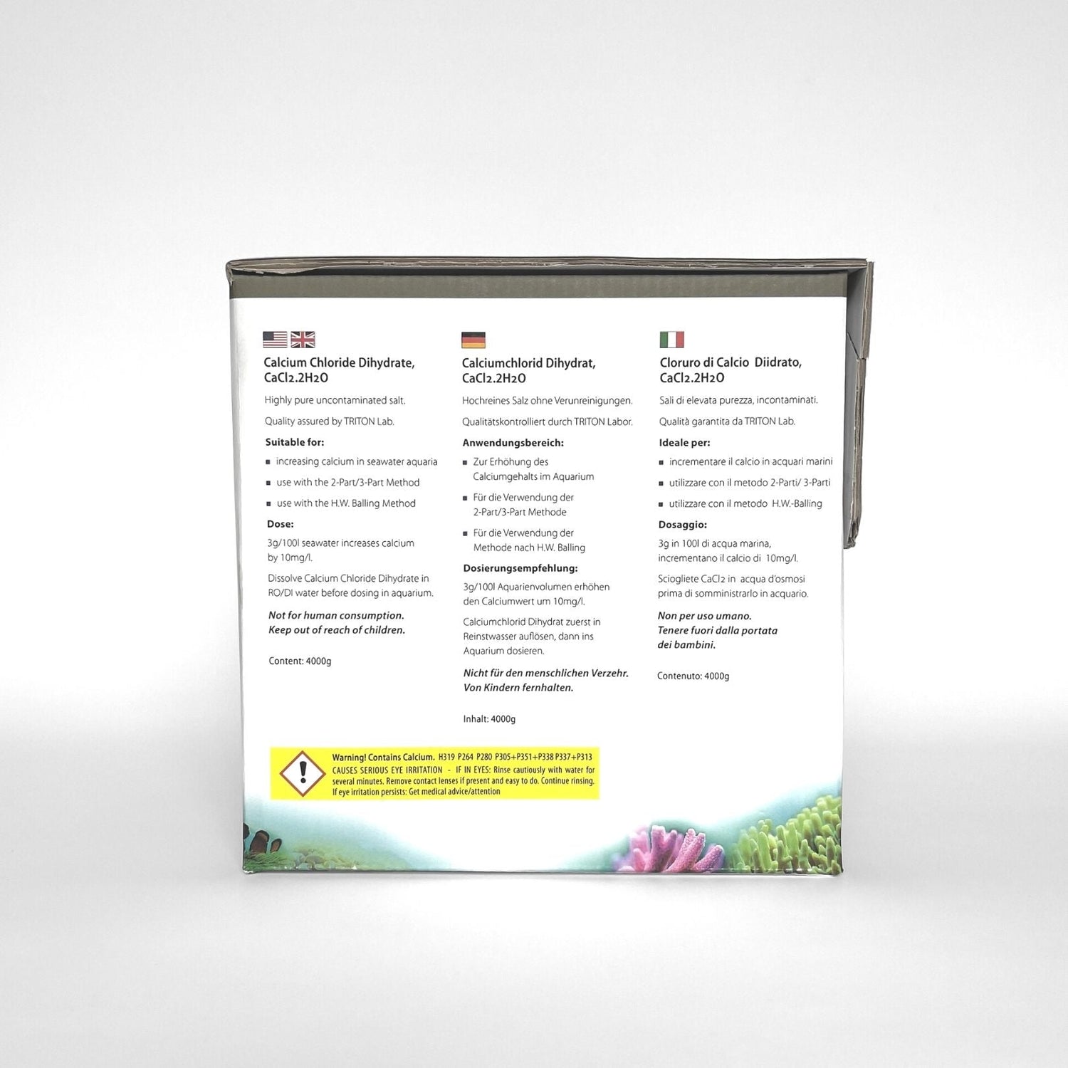 CaCl2 Dihydrate Calcium Increaser 4000g