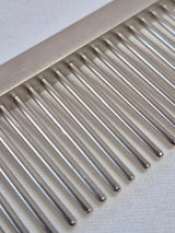 Set of 2 stainless steel pet combs