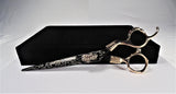 Professional hair dressing shear 6.25" (Mystical series - black Gold)