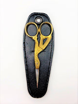 Stork Scissor 4" gold plated (from USA)