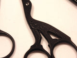 Sewing Scissor collection of 4 (matte black premium)