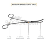 Hemostat Rochester Pean 7.25"