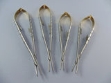 Castroviejo Needle Holders set of 4, Tungsten Carbide