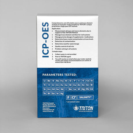 Triton Lab ICP-OES tests - Laboratory Seawater Analysis (4 Pack)
