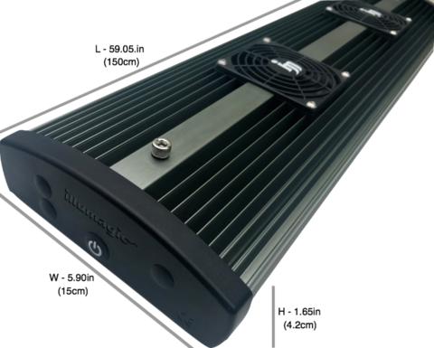 5 Feet ILLUMAGIC BLAZE X 150 LED Aquarium Lighting
